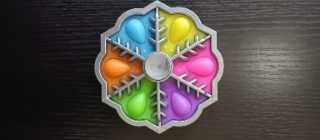 Colorful Snowflake Spinner Toy