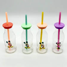 Kids Glass Bottle - Mickey Mouse